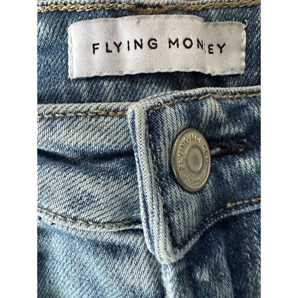 Flying Monkey Style Y3573 High Rise Straight Leg Ankle Jeans Distressed Size 27 - Picture 3 of 4